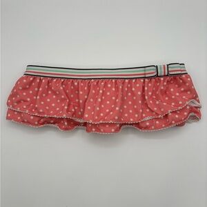 🏄🏼‍♀️Juicy Couture~Vintage Polka Dot Strapless Bikini Top